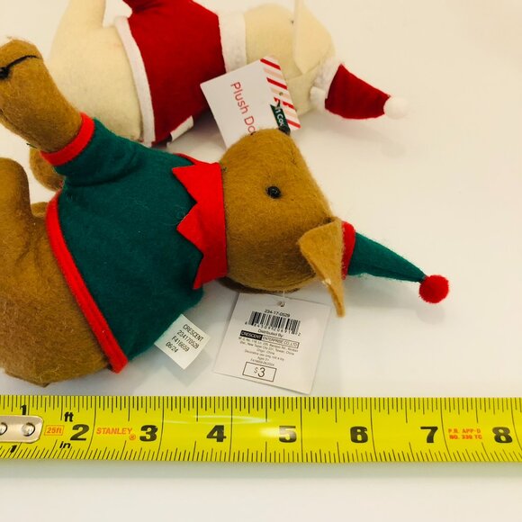 Target Bullseye Playground Christmas Holiday Felt Plush Dogs - Picture 14 of 16
